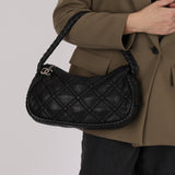 Chanel 2006 Lambskin Quilted Hidden Chain Hobo