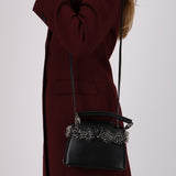 Limited Edition Louis Vuitton Leather Crystal Beaded Capucines BB