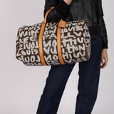 Limited Edition Louis Vuitton x Stephen Sprouse 2001 Graffiti Monogram Keepall 50