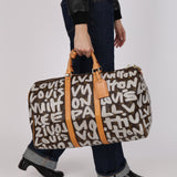 Limited Edition Louis Vuitton x Stephen Sprouse 2001 Graffiti Monogram Keepall 50