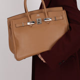 Hermès 2007 Natural Swift Birkin 35