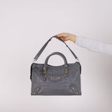 Balenciaga Croc Embossed Medium City Bag Giant 12