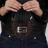 Fendi Zucca Mini Croissant Pochette