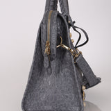 Balenciaga Croc Embossed Medium City Bag Giant 12