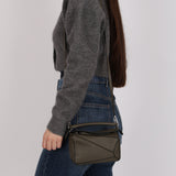 Loewe Mini Khaki Green Puzzle Bag