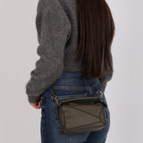 Loewe Mini Khaki Green Puzzle Bag