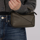 Loewe Mini Khaki Green Puzzle Bag