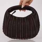 Bottega Veneta Chocolate Dune Mini Hobo Bag