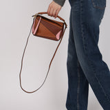 Loewe Tricolor Pink Mini Puzzle Bag