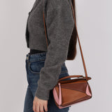 Loewe Tricolor Pink Mini Puzzle Bag