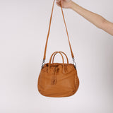 Bottega Veneta Buffalo Leather Top Handle Bucket Bag