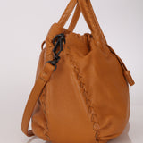 Bottega Veneta Buffalo Leather Top Handle Bucket Bag
