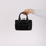 Celine Black Beaded Mini Boogie Bag with Kisslock Pouch