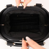 Celine Black Beaded Mini Boogie Bag with Kisslock Pouch