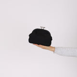Celine Black Beaded Mini Boogie Bag with Kisslock Pouch