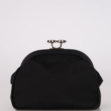 Celine Black Beaded Mini Boogie Bag with Kisslock Pouch