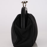 Celine Black Beaded Mini Boogie Bag with Kisslock Pouch