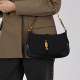 Gucci Canvas Paperclip Chain Mini Jackie