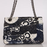 Chanel 2020 Graffiti Jersey Reissue 2.55 Flap Bag 225