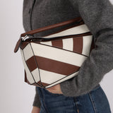 Limited Edtion Loewe Small Rugby Striped Puzzle Bag