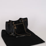 Chanel 2017 Quilted Denim Shopping Tote
