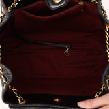 Chanel 2017 Quilted Denim Shopping Tote