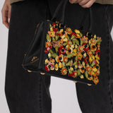 Prada Saffiano Small Garden Galleria Double Zip Tote