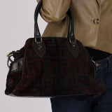 Fendi Zucca Ponyhair Harako Chef de Jour Tote