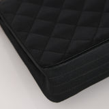 Chanel 1989 Black Satin Coco Shoulder Bag 24K GP
