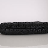 Chanel 2008 Black Perforated Pleated Leather Up in The Air Frame