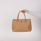 Chanel 2004 Beige Executive Cerf Medium Tote 24K GP