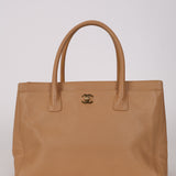 Chanel 2004 Beige Executive Cerf Medium Tote 24K GP