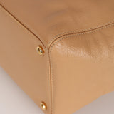 Chanel 2004 Beige Executive Cerf Medium Tote 24K GP