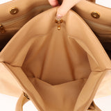 Chanel 2004 Beige Executive Cerf Medium Tote 24K GP
