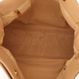 Chanel 2004 Beige Executive Cerf Medium Tote 24K GP