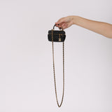 Chanel 2022 Top Handle Zip Around Vanity Case with Chain