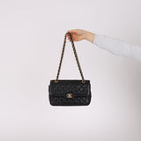 Chanel 2015 Crumpled Caviar Small Flap Bag