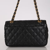 Chanel 2015 Crumpled Caviar Small Flap Bag