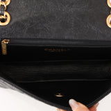 Chanel 2015 Crumpled Caviar Small Flap Bag