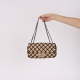 Rare Chanel 2011 Saint-Tropez Canebiers Medium Single Flap
