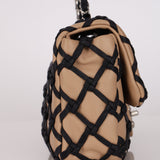Rare Chanel 2011 Saint-Tropez Canebiers Medium Single Flap