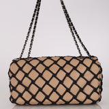 Rare Chanel 2011 Saint-Tropez Canebiers Medium Single Flap
