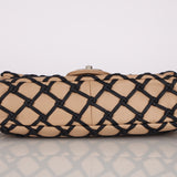Rare Chanel 2011 Saint-Tropez Canebiers Medium Single Flap