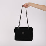 Rare Chanel 1996 Jersey Front Pocket Tote