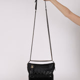 Chanel 2018 Black Ombre Dipped Medium Gabrielle Hobo