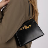 Rare Hermès 1987 Noir Box Mini Kelly 20 Sellier GHW