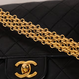 Chanel 1997 Lambskin Bijoux Double Flap Bag 24K GP