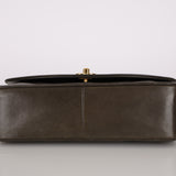 Ultra-Rare Chanel 1996 Deep Olive Lambskin Medium Diana Bag 24K GP