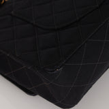 Rare Chanel 1997 Grosgrain Medium Classic Double Flap Bag 24K GP