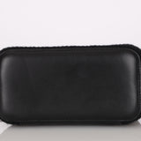 Chanel 2021 Quilted Lambskin & Crochet Small Vanity Case With Chain